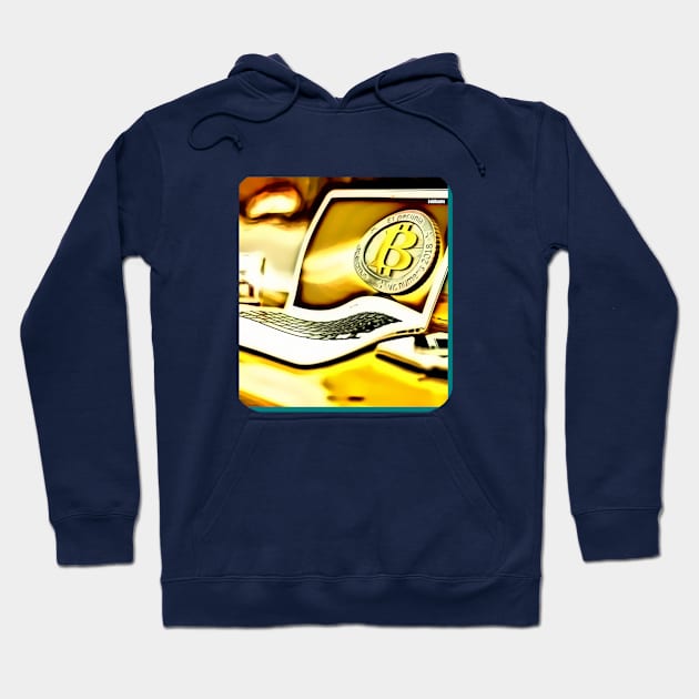 Bitcoin gold make money Hoodie by Lebihanto